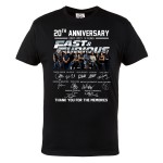  KOSZULKA FILMOWA SZYBCY I WŚCIEKLI FAST AND FURIOUS AUTOGRAFY