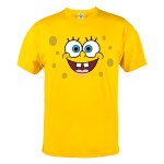KOSZULKA MĘSKA BAJKOWA SPONGEBOB KANCIASTOPORTY UŚMIECH