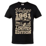  MĘSKA KOSZULKA NA URODZINY VINTAGE 1961