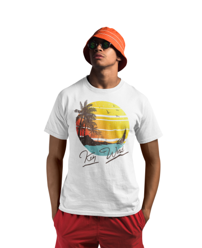 KOSZULKA NA LATO WAKACJE LETNIE ENJOY THE MOMENT KEY WEST 