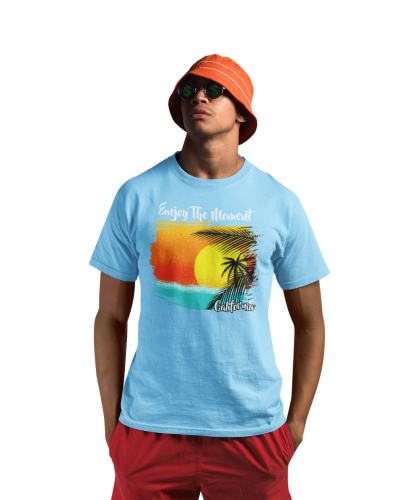 KOSZULKA NA LATO WAKACJE LETNIE ENJOY THE MOMENT 