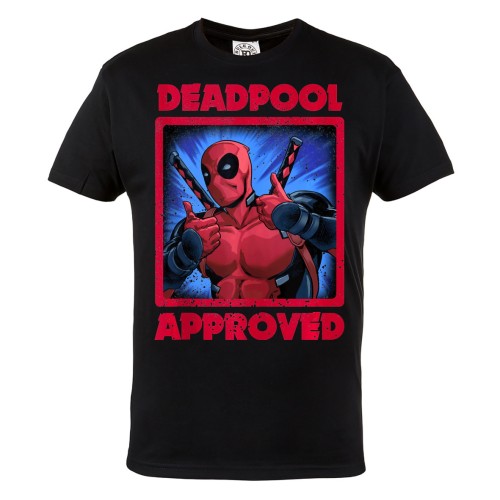 MĘSKA KOSZULKA DLA FANA DEADPOOL APPROVED MARVEL