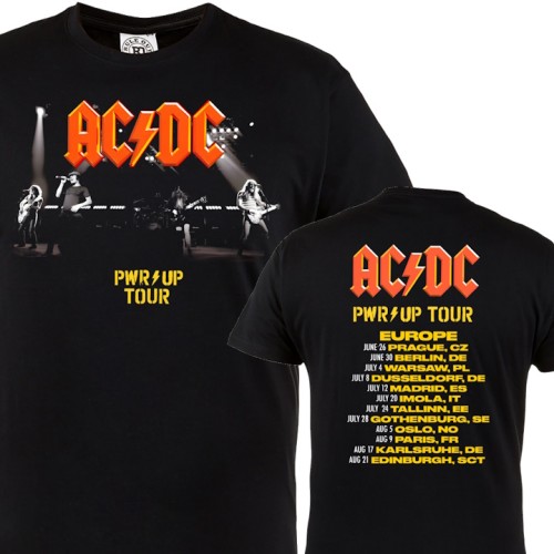  MĘSKA KOSZULKA NA KONCERT ACDC TRASA POWER UP TOUR 2025