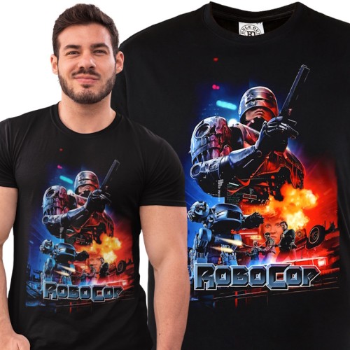  MĘSKA KOSZULKA DLA FANA KINA ROBOCOP