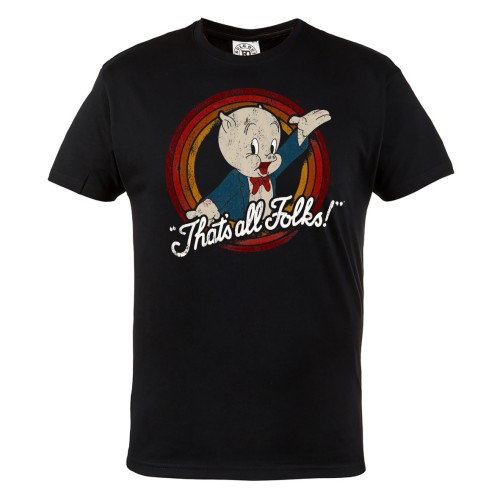  MĘSKA KOSZULKA ZWARIOWANE MELODIE PORKY PIG 