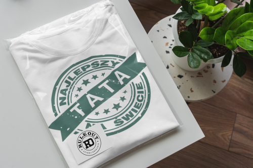 Prezent na Dzień Ojca – piżama dla taty „Najlepszy Tata” komplet męski bawełniany 4