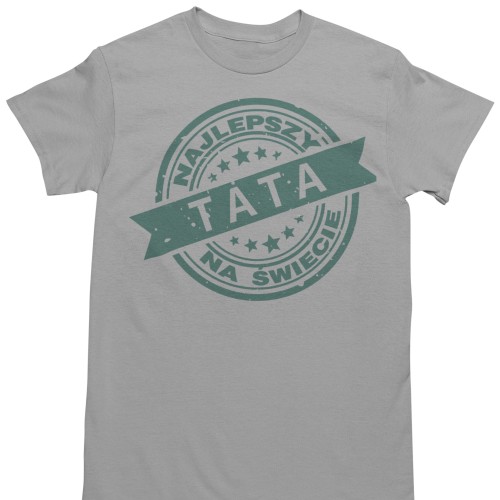 T-shirt dla taty „Najlepszy Tata” – koszulka męska z nadrukiem prezent dla ojca 3