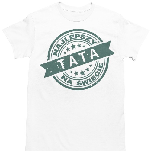 T-shirt dla taty „Najlepszy Tata” – koszulka męska z nadrukiem prezent dla ojca 4