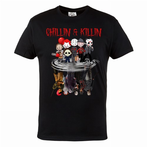 KOSZULKA HALLOWEEN HORROR CHILLIN & KILLIN 98 