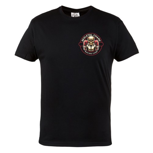 Koszulka Skeleton Champ Boxing Camp – czarna koszulka bokserska, skull fighter, siłownia, MMA 2