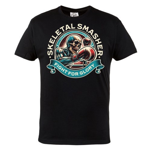 Koszulka Skeletal Smasher Fight For Glory – boks, MMA, skull fighter, siłownia, t-shirt sportowy 2