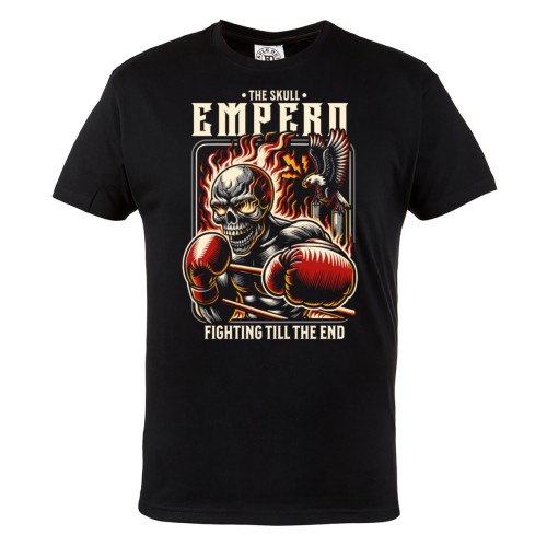 Koszulka The Skull Emperor – boks, MMA, fighter, czaszka, siłownia, t-shirt sportowy 2