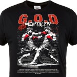 Koszulka GOD Mentality – boks, MMA, fighter mindset, siłownia, t-shirt sportowy