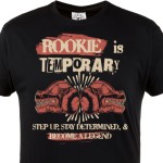 Koszulka Rookie is Temporary – boks, MMA, motywacja, rękawice bokserskie, fighter mindset t-shirt