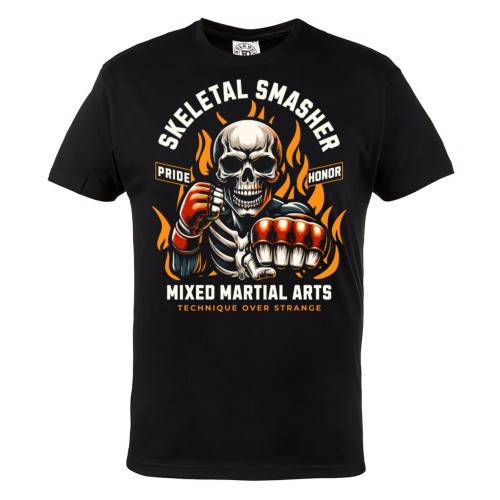 Skeletal Smasher MMA Koszulka – skeleton fighter, mixed martial arts, boks, streetwear, fight design 2
