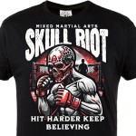 Skull Riot MMA Koszulka – skeleton fighter, mixed martial arts, boks, cage fight, streetwear