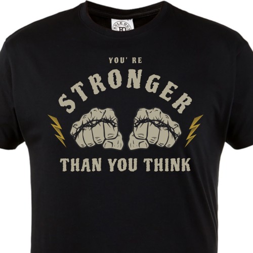 You’re Stronger Than You Think Koszulka – motywacja, boxing mindset, fighter, siłownia, streetwear 1