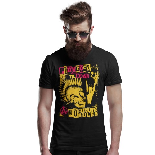 Koszulka Punk Rock Streetwear Alternatywna Moda Rebel Underground Styl Unisex 2