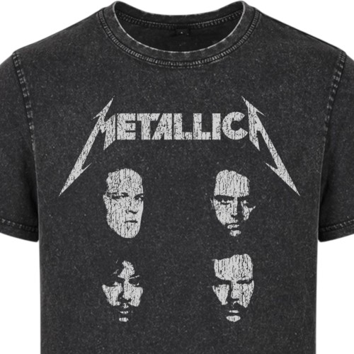 Koszulka Metallica męska koncert rock metal vintage prezent efekt sprania