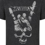 Koszulka Metallica męska rock metal koncert vintage czaszka efekt sprania