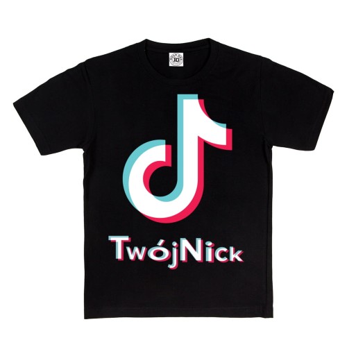 DZIECIĘCA KOSZULKA PERSONALIZOWANA TWOJA KSYWA NICK TIK TOK 07 