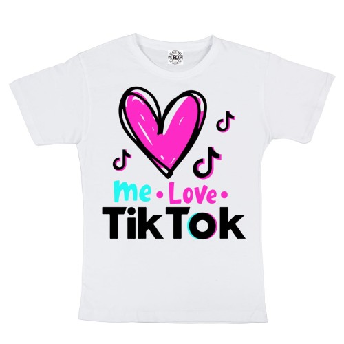 DZIECIĘCA KOSZULKA NA PREZENT ME LOVE TIK TOK 12 