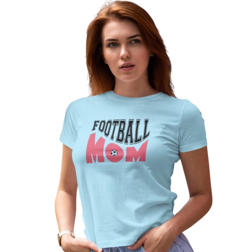 Koszulka damska Football Mom koszulka dla mamy piłkarza prezent dla mamy piłka nożna