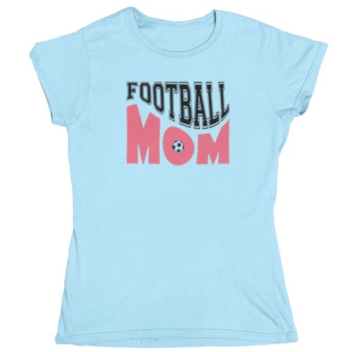Koszulka damska Football Mom koszulka dla mamy piłkarza prezent dla mamy piłka nożna 2