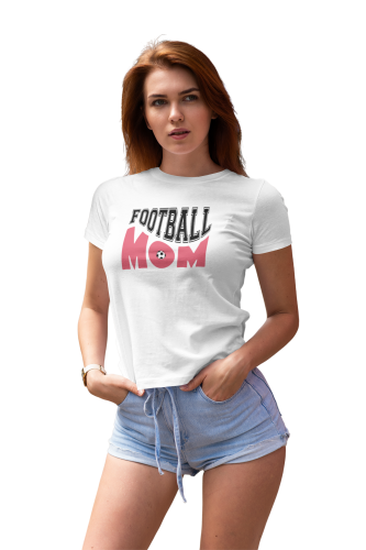 Koszulka damska Football Mom koszulka dla mamy piłkarza prezent dla mamy piłka nożna 6