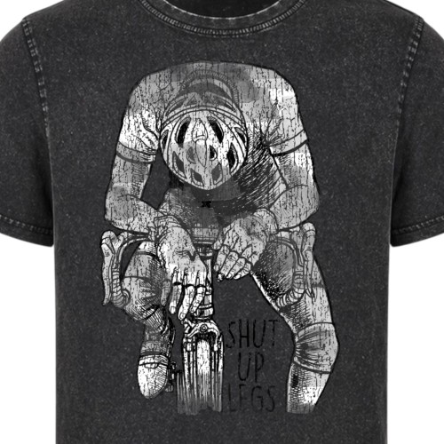 Koszulka męska kolarz vintage acid wash koszulka rowerowa retro streetwear grafika rower 1