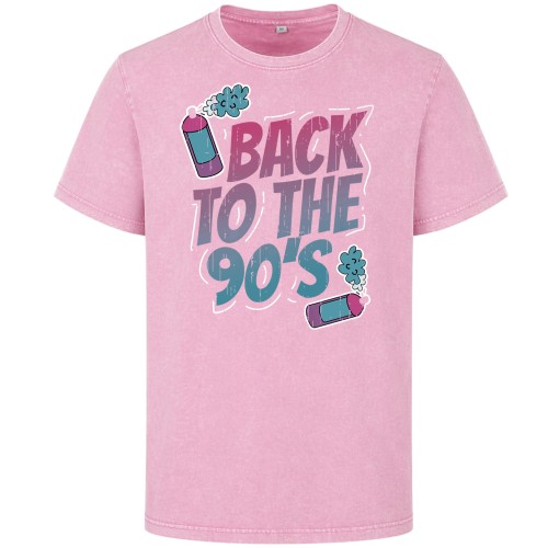 Koszulka męska Back To The 90s acid wash retro vintage 2