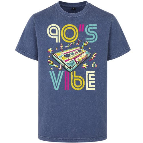 Koszulka męska 90s Vibe acid wash retro vintage lata 90 2