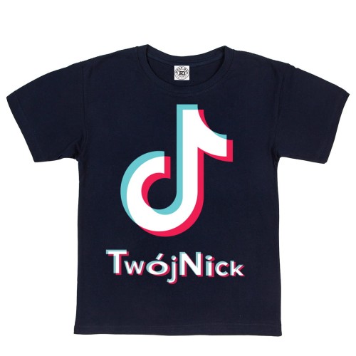 DZIECIĘCA KOSZULKA PERSONALIZOWANA TWOJA KSYWA NICK TIK TOK 28 