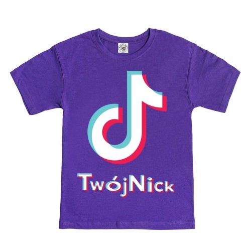DZIECIĘCA KOSZULKA PERSONALIZOWANA TWOJA KSYWA NICK TIK TOK 29