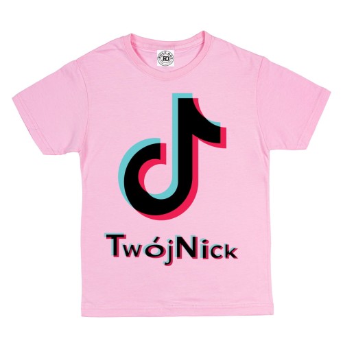 DZIECIĘCA KOSZULKA PERSONALIZOWANA TWOJA KSYWA NICK TIK TOK 30
