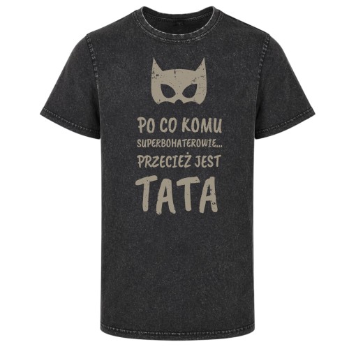 Koszulka Tata superbohater prezent dla taty na Dzień Ojca 2