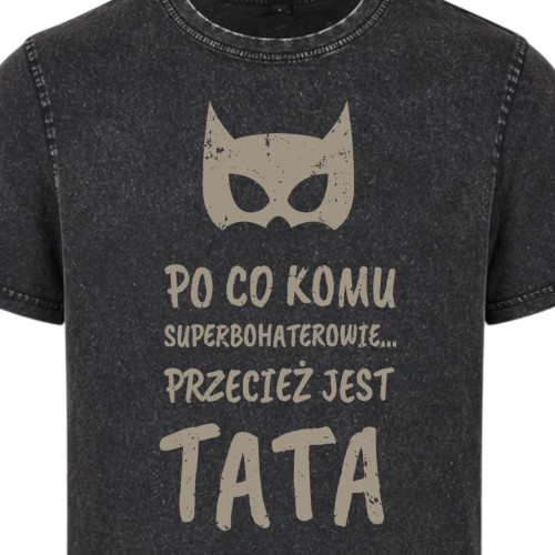 Koszulka Tata superbohater prezent dla taty na Dzień Ojca 1