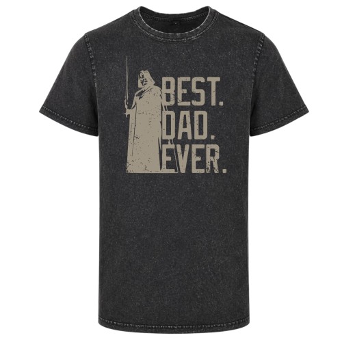 Koszulka Best Dad Ever prezent dla taty na Dzień Ojca vintage 2