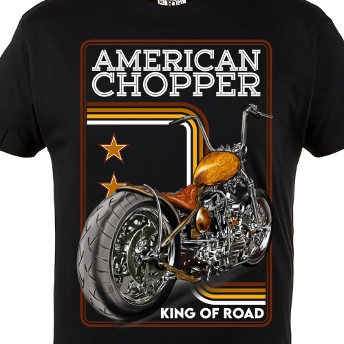 KOSZULKA MOTOCYKLOWA NA MOTOR CHOPPER 