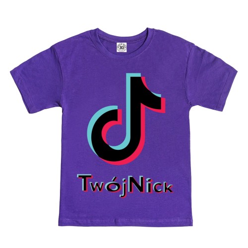 DZIECIĘCA KOSZULKA PERSONALIZOWANA TWOJA KSYWA NICK TIK TOK 35