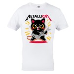 KOSZULKA MĘSKA MUZYCZNA METALLICA KOT