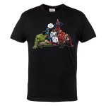 KOSZULKA MĘSKA MARVEL THOR IRON MAN HULK JESUS