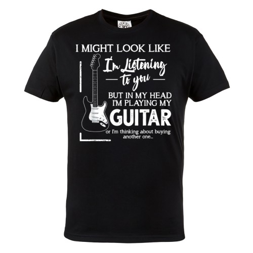  MĘSKA KOSZULKA MUZYCZNA DLA MUZYKA GITARA 