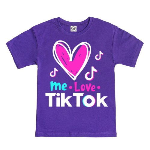DZIECIĘCA KOSZULKA NA PREZENT ME LOVE TIK TOK 40 
