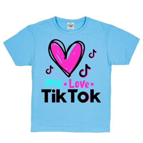 DZIECIĘCA KOSZULKA NA PREZENT ME LOVE TIK TOK 42 