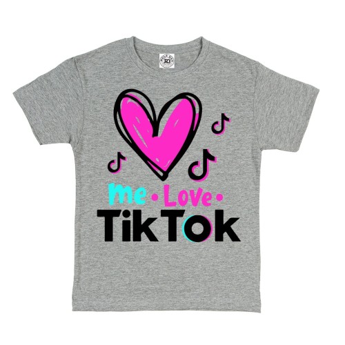 DZIECIĘCA KOSZULKA NA PREZENT ME LOVE TIK TOK 43 