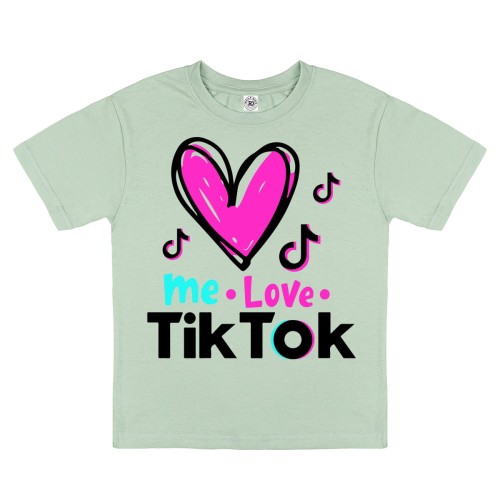 DZIECIĘCA KOSZULKA NA PREZENT ME LOVE TIK TOK 44 
