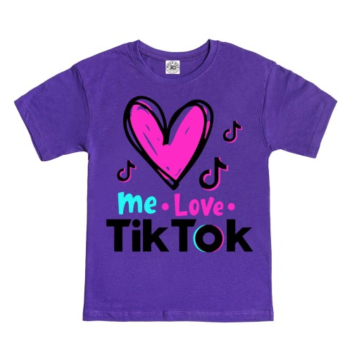 DZIECIĘCA KOSZULKA NA PREZENT ME LOVE TIK TOK 46 