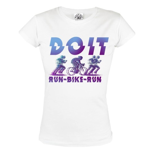 KOSZULKA DAMSKA DO IT! RUN - BIKE - RUN 3