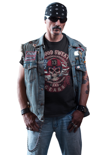 Koszulka męska Blood Sweat and Gears czarna z nadrukiem motocyklowym 3
